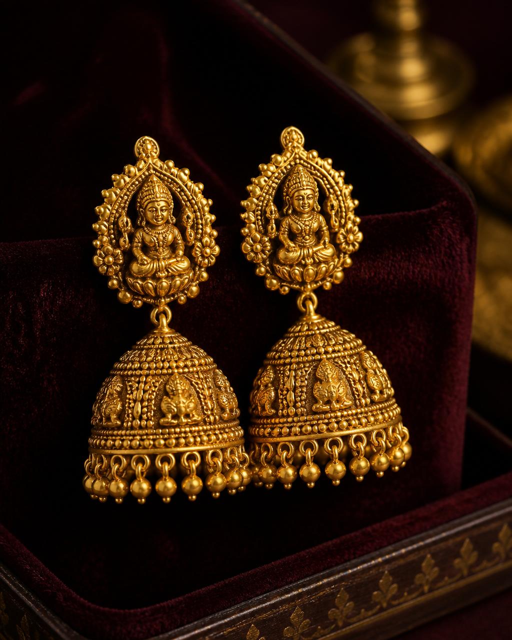 Temple Jhumkas